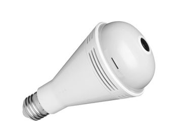 Allarme automatico della luce E27 Wifi della lampadina delle videocamere di sicurezza senza fili doppie della casa