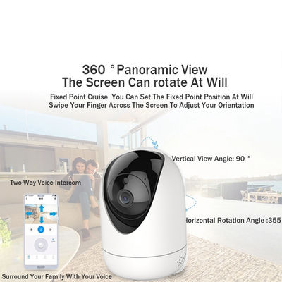 videocamera di sicurezza dell'interno di 10m Infrared H.265X Wifi con il App di Iphone
