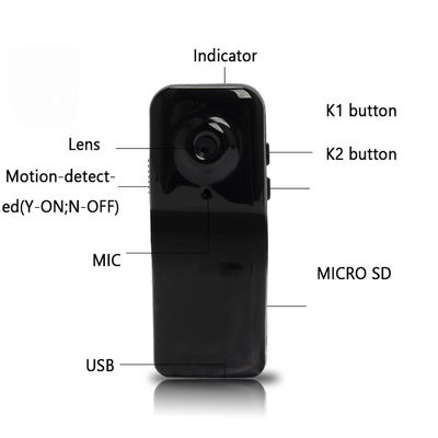 audio webcam del PC del registratore del registratore della macchina fotografica nascosto Wifi 960P