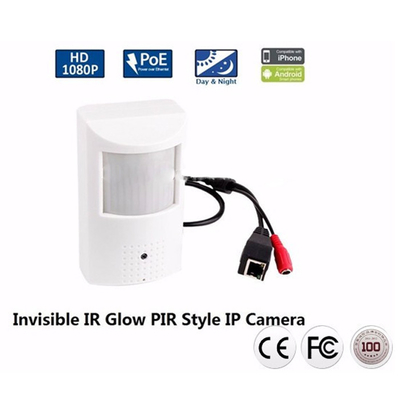 sicurezza domestica Pir Smoke Detector della camera da letto nascosta mini macchina fotografica del IP della lente di 3.7mm